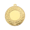 Medailles Goudkleurig medaille 50 mm